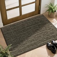 COSY HOMEER Nonslip Door Mat for Indoor, Absorbent Dirt Trapper Front Entryway Door Mat, 100% Polyester Welcome Entrance Mat Rug Modern Style, 50 x 80