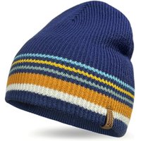 Outdoor Shaping Unisex Knit Beanie Hat - Warm Durable Soft Skull Cap for Men & Womenâ One Size Fits Most Navy/Stripes