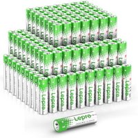 Lepro AA Batteries 100 Pack, 1.5 Volt Alkaline Double AA Battery with High Capacity, Anti-Leakage, Long Lasting Power, 2800mAh LR06 MN1500 Batteries A