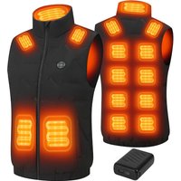 #ad Amazon GOKOZY UK Gokozy Heated Gilet for Men with 12v 20000mah Battery PD Fast Charging Heated Body Warmer Mens with 15 Heating Zones Mens Heated Vest Men Suitable for