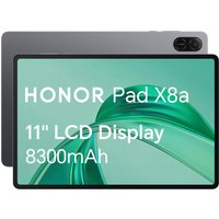 HONOR Pad X8a, 11-Inch Wi-Fi Tablet, 64GB Storage, 8300mAh Battery, Quad-speaker, Slim Metal Design, Android 14, Space Grey-New Honor Pad X8a New Vers