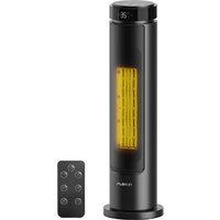 FLANUR 2000W Electric Heaters for Home, 60cm Tower Fan Heater with Programmable Thermostat, 12H Timer & Remote Control, Oscillation and ECO Mode, Spac