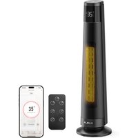 FLANUR Indoor Electric Portable Space Heaters, 2000W PTC Ceramic Heater with WiFi & Voice Control, 70° Oscillation for 220 sq.ft, 3 Heat Modes, 45dB