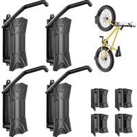 #ad Amazon monTEK - UK monTEK Swivel Bike Wall Mount, Fat Tire Bike Rack Holds up to 35kg - 4 Pack