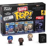 Funko Bitty POP! Marvel- Captain America 4PK