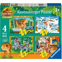Ravensburger Jurassic World Explorers 4 in a Box Puzzles