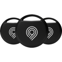 SmartTracker 3er Pack (Apple FindMy zertifiziert) AirTag Schlüsselfinder - Schwarz | Zustand: Neu | mit Garantie