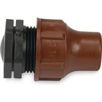 End cap for a 16 mm drip hose