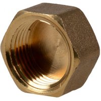 Plug brass 1" - female thread