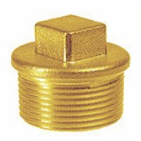 Plug brass 1" - male thread