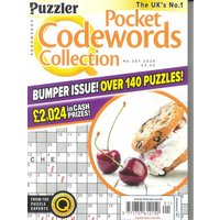 Puzzler Q Pocket Codeword Collection Magazine 201