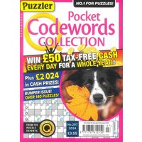 Puzzler Q Pocket Codeword Collection Magazine 207