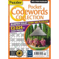 Puzzler Q Pocket Codeword Collection Magazine 206