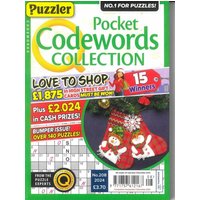 Puzzler Q Pocket Codeword Collection Magazine 208