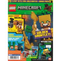 LEGO Minecraft Magazine Issue 34 + Two FREE LEGO Sets: Cool Gold Hunter & Bonus Pack