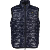 Bambino Blauer Piumino Smanicato Ad Onde Bambino