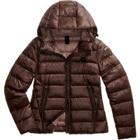 Donna Blauer Piumino Con Cappuccio In Ovatta Caroll Donna