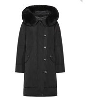 Donna Peuterey Parka Con Cappuccio E Pelliccia Cassat Donna