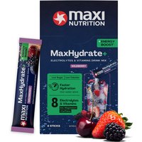 MaxHydrate+ Energy Boost Elektrolyt Getränk Wildberry 8 x 16 g