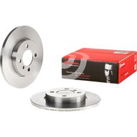 Front Solid Brake Disc Pair - 260mm Diameter Brembo