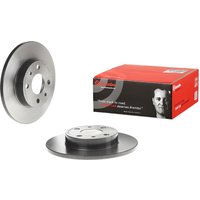 Brembo Alfa Romeo 145 Solid Brake Disc Pair Coated - 240mm Diameter | 08.5085.11 | GSF Car Parts