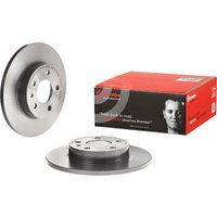 Brembo Alfa Romeo Gtv Rear Solid Brake Disc Pair Coated - 240mm Diameter | 08.5085.21 | GSF Car Parts