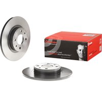 Brembo Fiat Marea Weekend Front Solid Brake Disc Pair Coated - 257mm Diameter | 08.5086.11 | GSF Car Parts