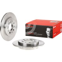 Rear Solid Brake Disc Pair - 265mm Diameter Brembo