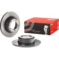 Front Solid Brake Disc Pair Coated - 298mm Diameter Brembo