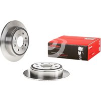 Brembo Honda Jazz Rear Solid Brake Disc Pair - 239mm Diameter | 08.5719.10 | GSF Car Parts