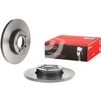Front Solid Brake Disc Pair Coated - 288mm Diameter Brembo