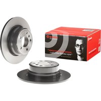 Brembo BMW X5 Rear Solid Brake Disc Pair Coated - 324mm Diameter | 08.7019.81 | GSF Car Parts