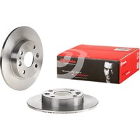 Rear Solid Brake Disc Pair - 231mm Diameter Brembo
