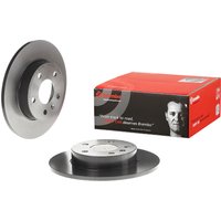 Brembo Rear Solid Brake Disc Pair Coated - 264mm Diameter | 08.7627.11 | GSF Car Parts