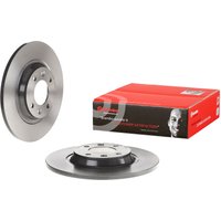 Brembo Ds Ds 5 Rear Solid Brake Disc Pair Coated - 290mm Diameter | 08.8682.21 | GSF Car Parts