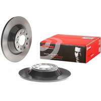 Brembo Audi A6 Rear Solid Brake Disc Pair Coated - 302mm Diameter | 08.8843.21 | GSF Car Parts