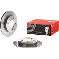 Brembo Rear Solid Brake Disc Pair Coated - 258mm Diameter | 08.9081.21 | GSF Car Parts