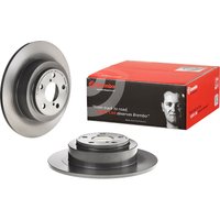 Brembo Rear Solid Brake Disc Pair Coated - 289.5mm Diameter | 08.9093.11 | GSF Car Parts