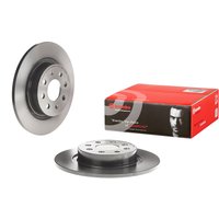 Brembo Rear Solid Brake Disc Pair Coated - 264mm Diameter | 08.9460.11 | GSF Car Parts