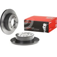 Brembo Rear Solid Brake Disc Pair Coated - 298mm Diameter | 08.9509.11 | GSF Car Parts