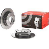 Brembo Mercedes-Benz A-Class Rear Solid Brake Disc Pair Coated - 258mm Diameter | 08.9580.11 | GSF Car Parts