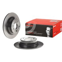Brembo Rear Solid Brake Disc Pair Coated - 300mm Diameter | 08.9584.11 | GSF Car Parts