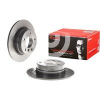 Brembo Rear Solid Brake Disc Pair Coated - 280mm Diameter | 08.9787.11 | GSF Car Parts