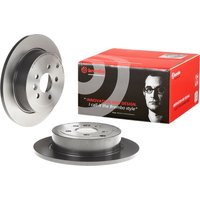 Brembo Rear Solid Brake Disc Pair Coated - 302mm Diameter | 08.9913.11 | GSF Car Parts