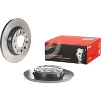 Brembo Seat Exeo Rear Solid Brake Disc Pair Coated - 255mm Diameter | 08.9918.21 | GSF Car Parts