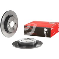 Brembo Ford C-Max Rear Solid Brake Disc Pair Coated - 280mm Diameter | 08.9975.11 | GSF Car Parts