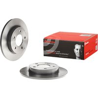 Brembo Rear Solid Brake Disc Pair Coated - 265mm Diameter | 08.A029.11 | GSF Car Parts