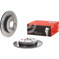 Brembo Ford Focus C-Max Rear Solid Brake Disc Pair Coated - 265mm Diameter | 08.A029.21 | GSF Car Parts