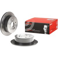 Brembo Rear Solid Brake Disc Pair Coated - 288mm Diameter | 08.A111.11 | GSF Car Parts