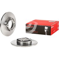 Front Solid Brake Disc Pair - 211mm Diameter Brembo